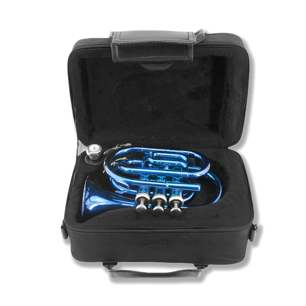 Bb Pocket Trumpet with 7C Mouthpiece and Hard Case X68767