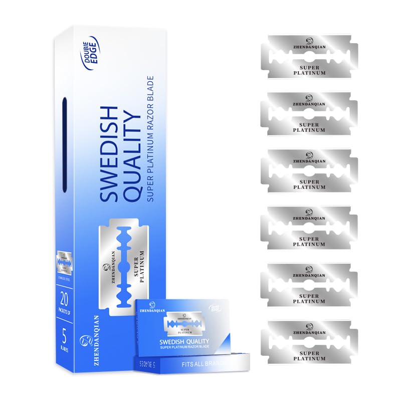 Double Edge Razor Blades, 100 Pack D534