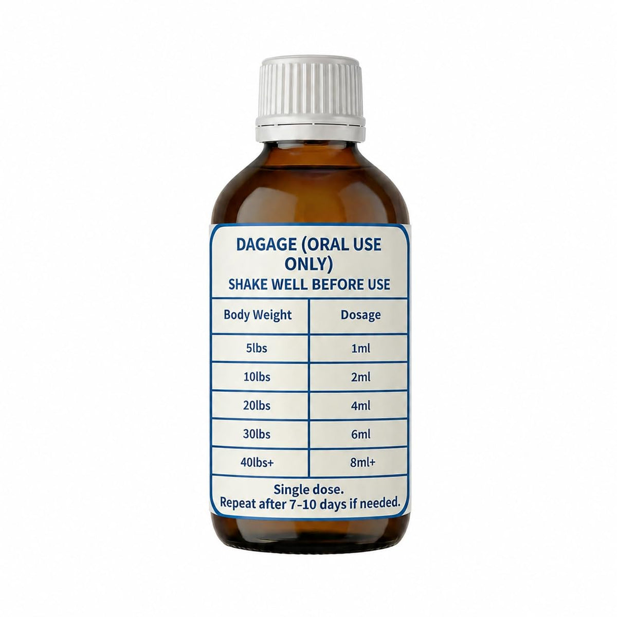 Liquid Dewormer for Dogs & Cats 3.5 fl oz M3557