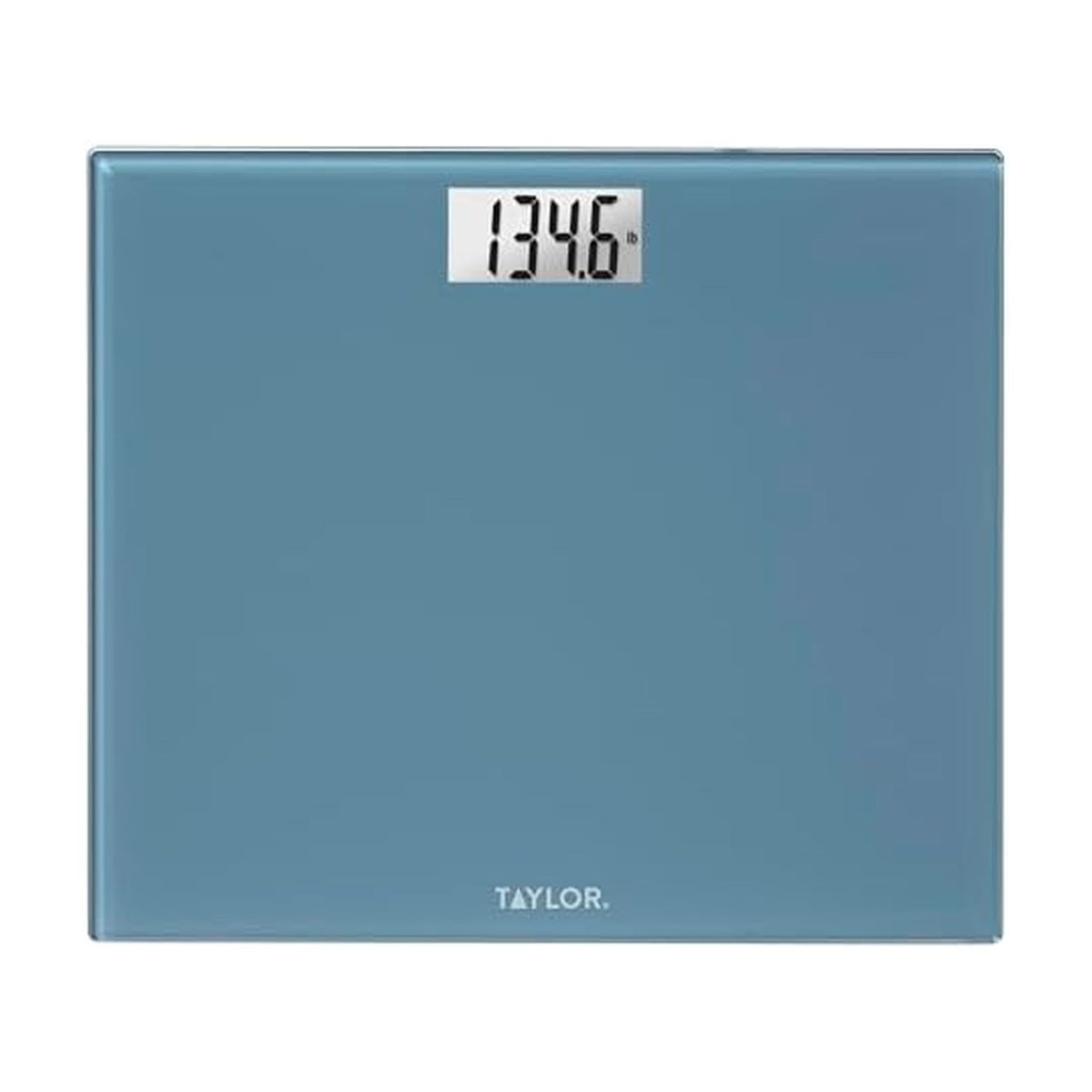 Digital Scale, Extra-Wide 13x15 Glass Platform, Slate Blue Z12651