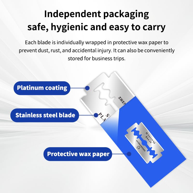 Double Edge Razor Blades, 100 Pack D534
