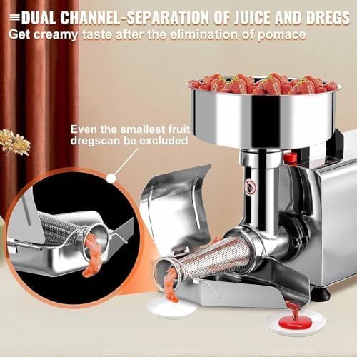 Electric Stainless Steel Tomato Strainer Food Milling Machine E876