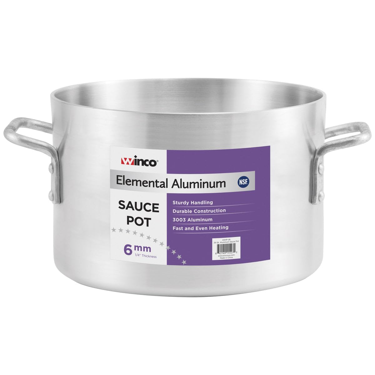 6.0mm Aluminum 60-Quart Sauce Pot F1534