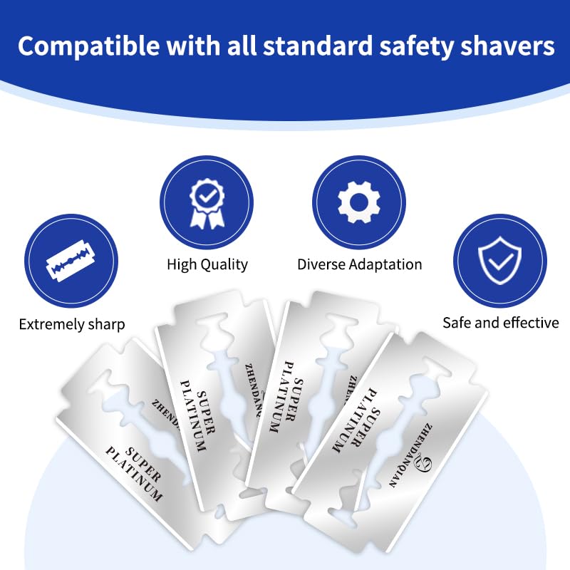 Double Edge Razor Blades, 100 Pack D534