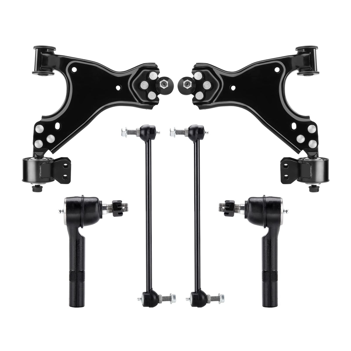 Front Lower Control Arms Suspension Kit 6pc Set with Ball Joints X830717