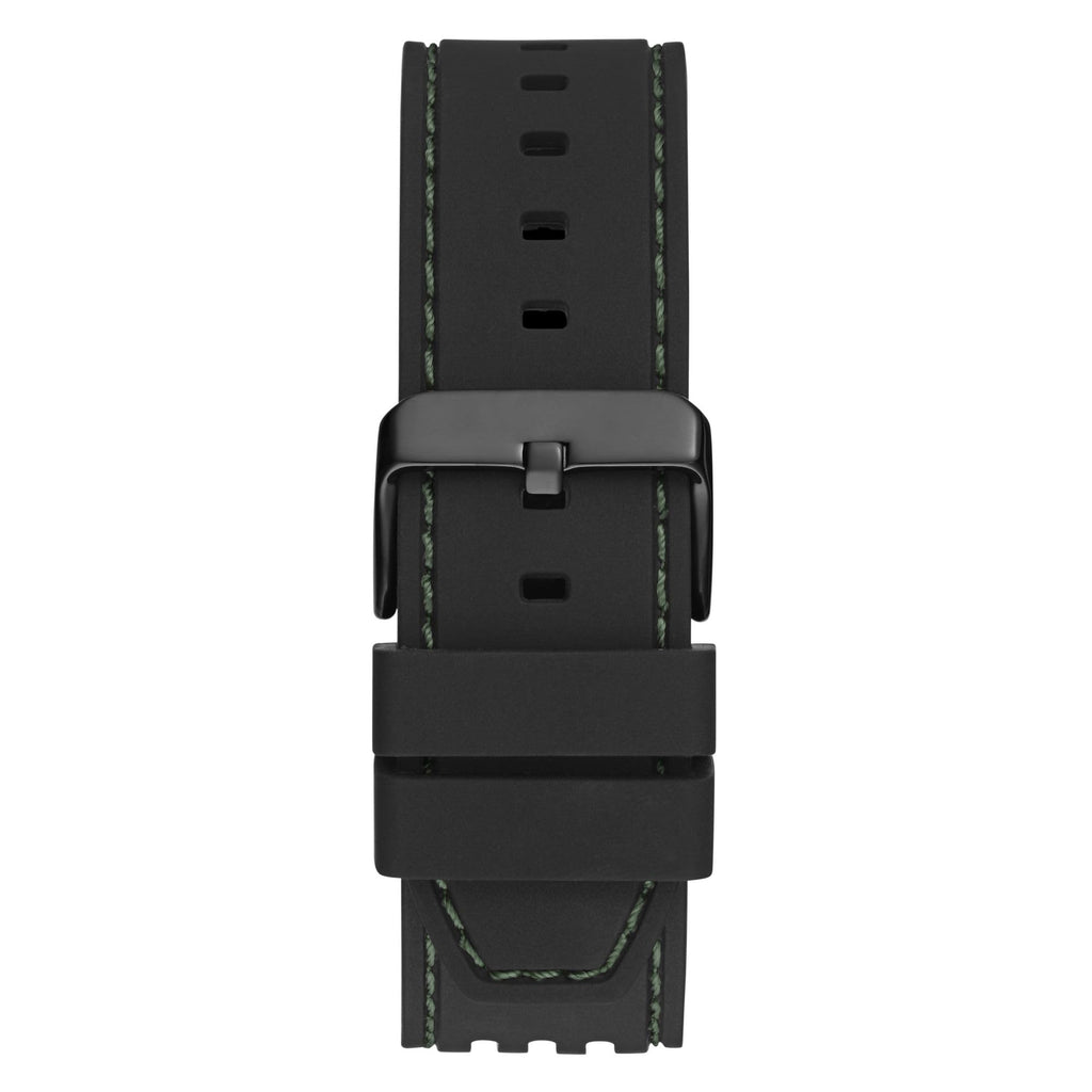 Men's Analog Watch with Silicone Bracelet and 50M Water Resistance Q93639