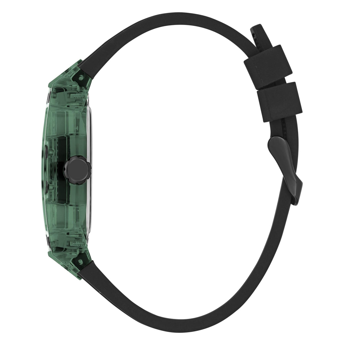 Men's Analog Watch with Silicone Bracelet and 50M Water Resistance Q93639