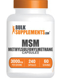 MSM 3000mg Gluten Free Capsules 240 Count E140827
