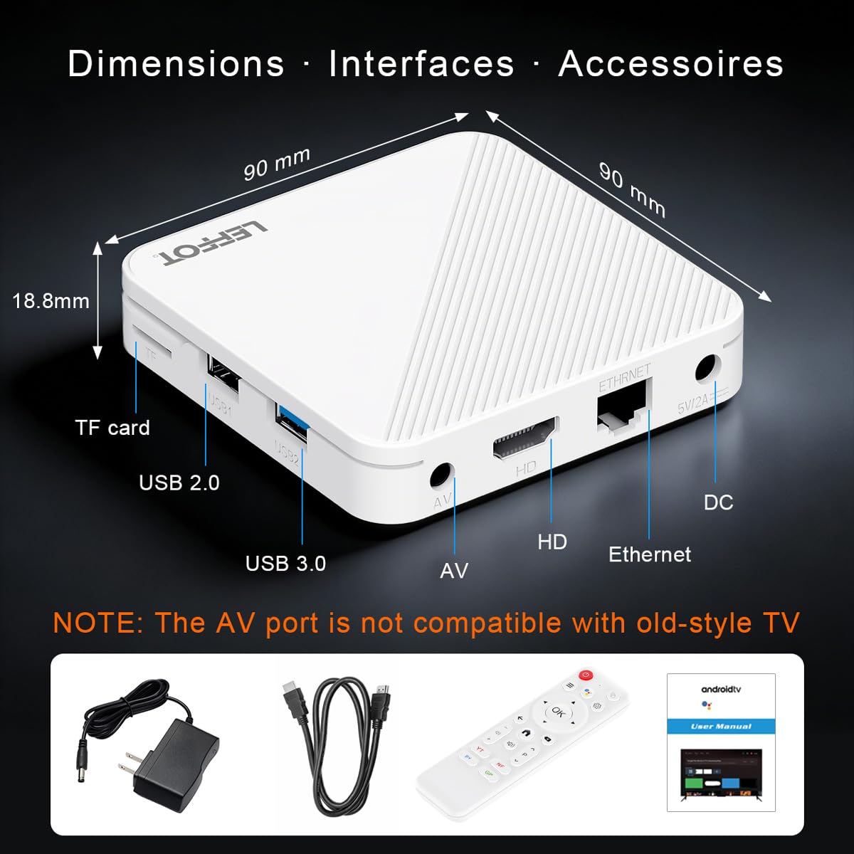 Android 14.0 4K Ultra HD TV Box G25942