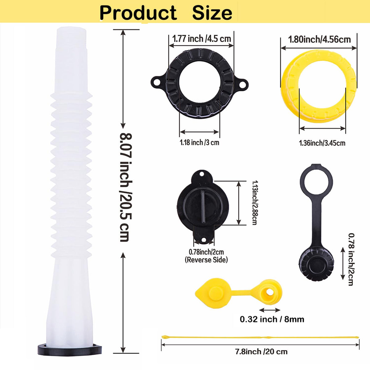 Gas Can Spouts Flexible Pour Nozzle Z34722