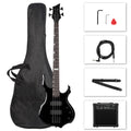 Full Size Flame Design Electric Bass Guitar Kit A37004