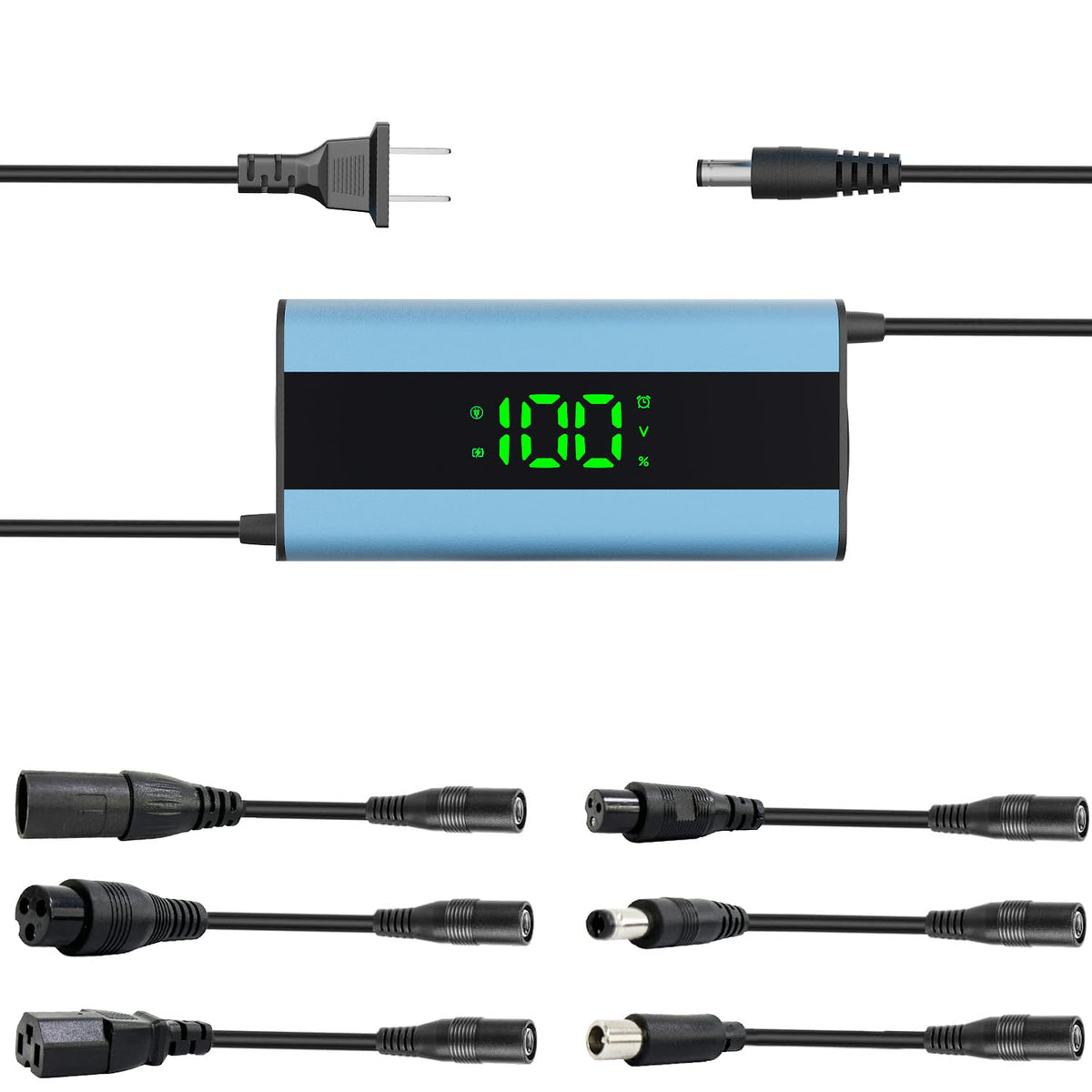 54.6V 3A Electric Scooter Charger 6 in 1 Plugs V356