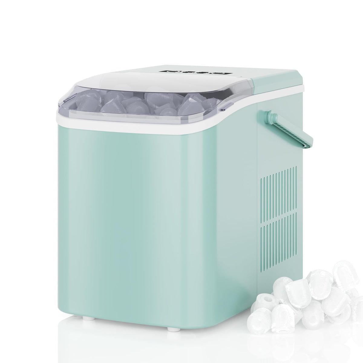 Green Portable Countertop Ice Maker Q313850