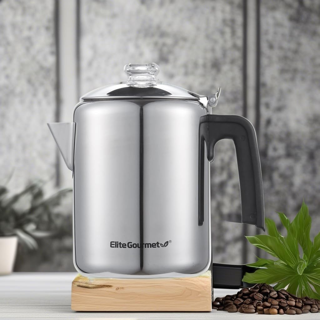 8-Cup Stovetop Coffee Percolator Y8374