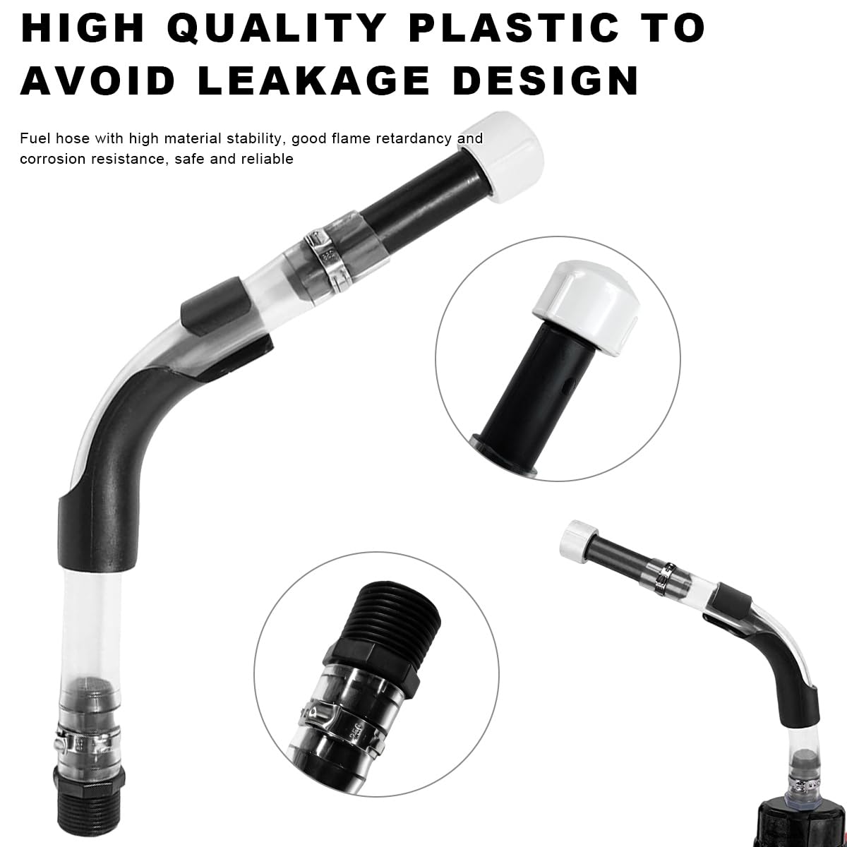 14" Transparent Gas Can Fuel Filler Hose U948