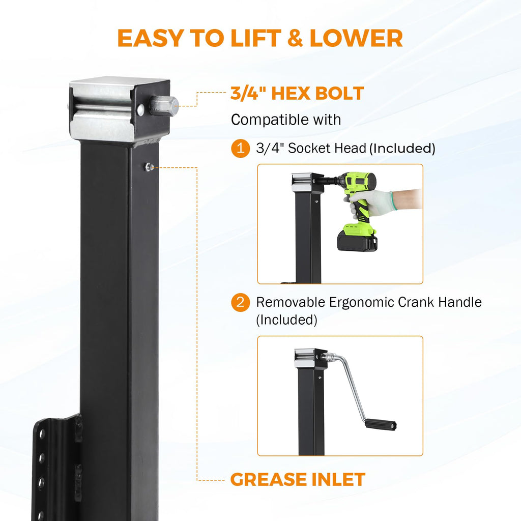 8000lbs Trailer Jack W676600