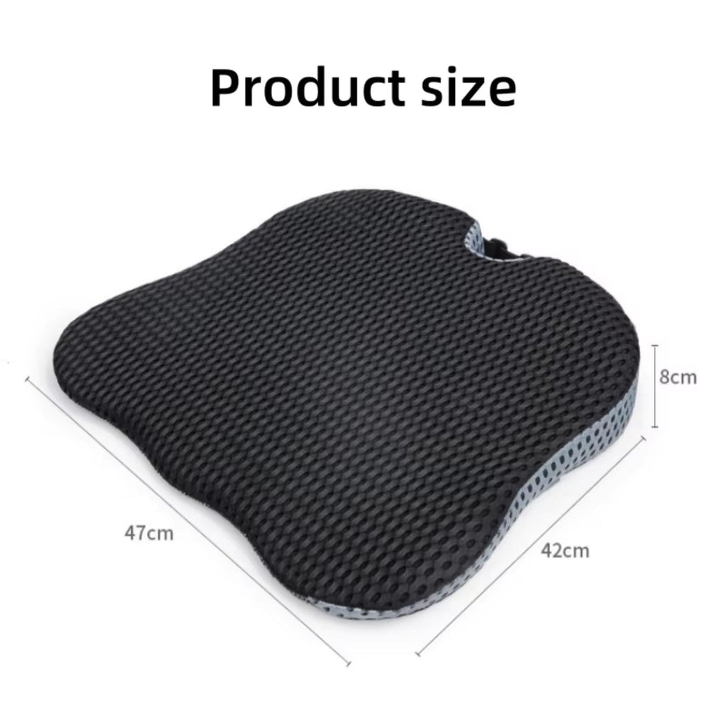 Black Memory Foam Car Seat Booster Cushion F31444