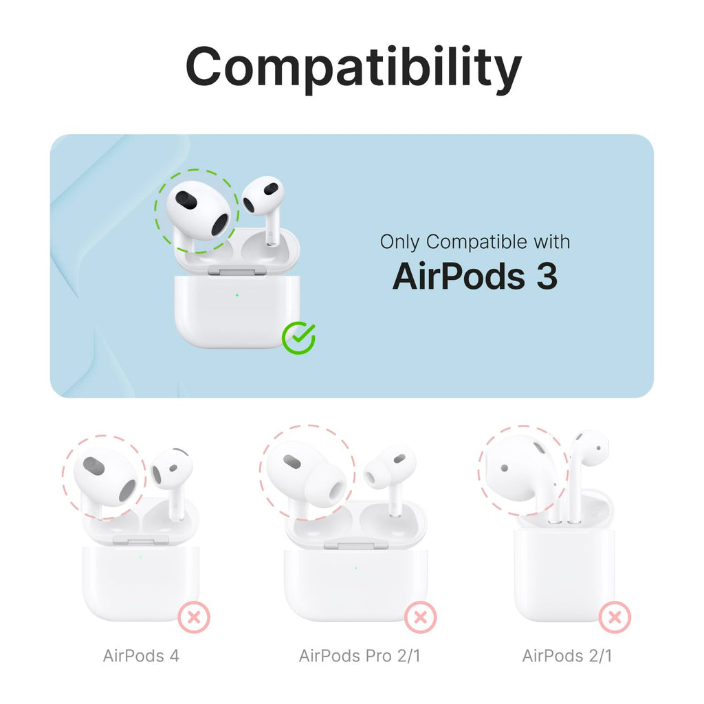Waterproof AirPods 3rd Generation Case with Carabiner X5890