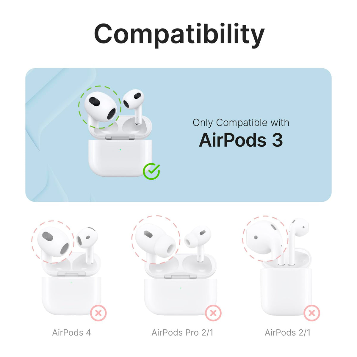 Waterproof AirPods 3rd Generation Case with Carabiner X5890