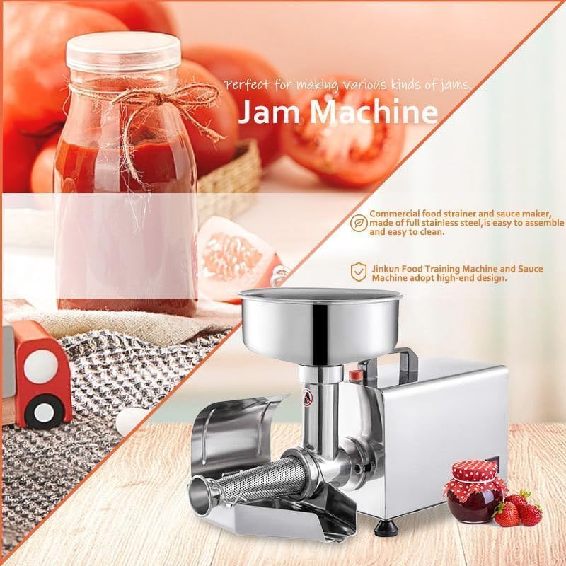 Electric Stainless Steel Tomato Strainer Food Milling Machine E876