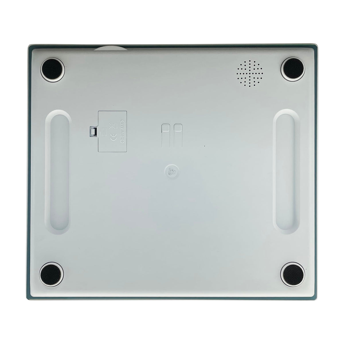 Digital Scale, Extra-Wide 13x15 Glass Platform, Slate Blue Z12651