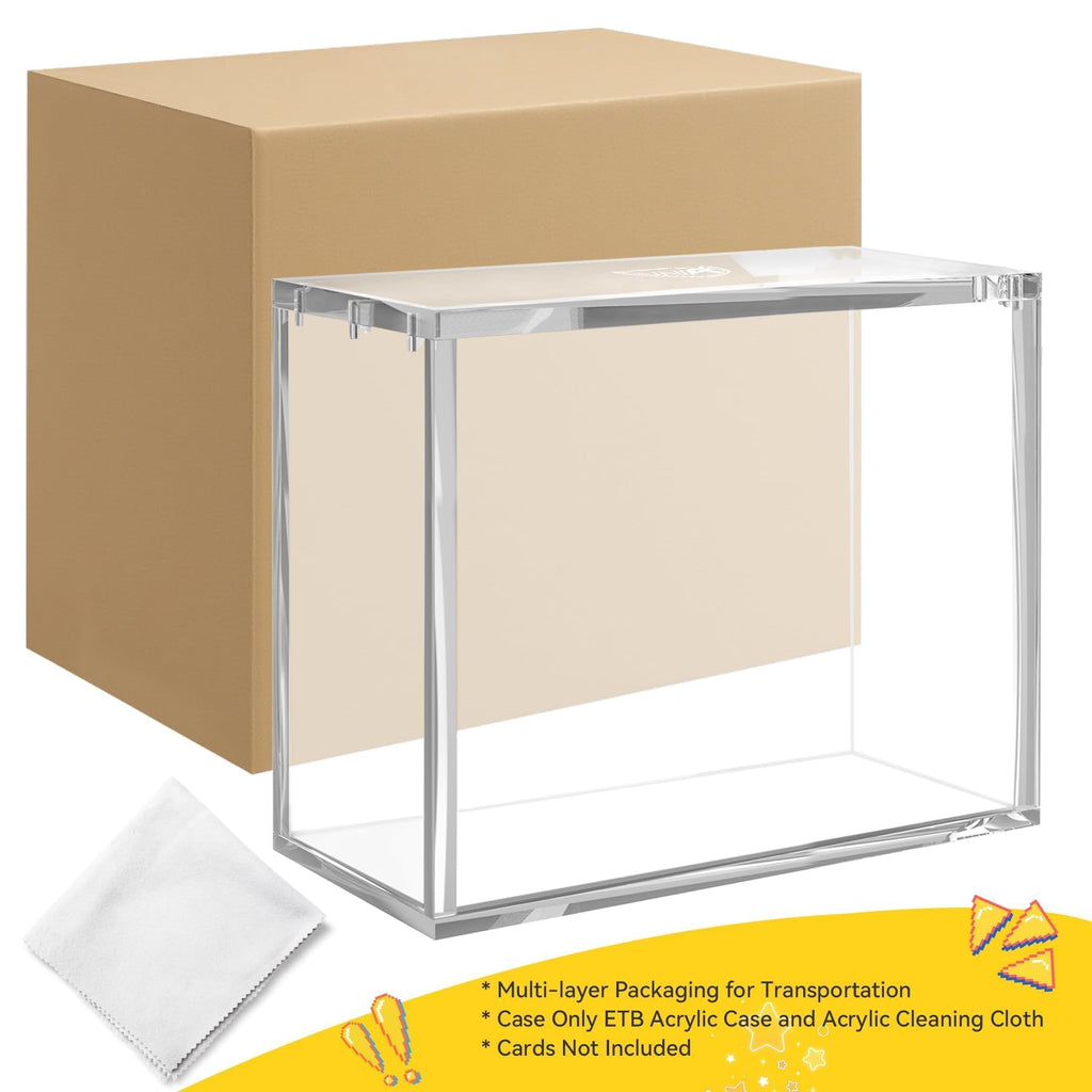 Acrylic Case 3 Pack, 8mm Magnetic Lid C417054