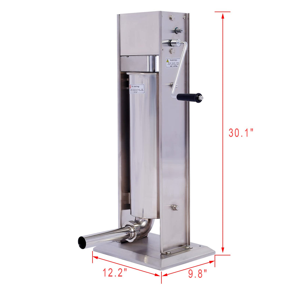 7L Stainless Steel Vertical Sausage Stuffer J14606