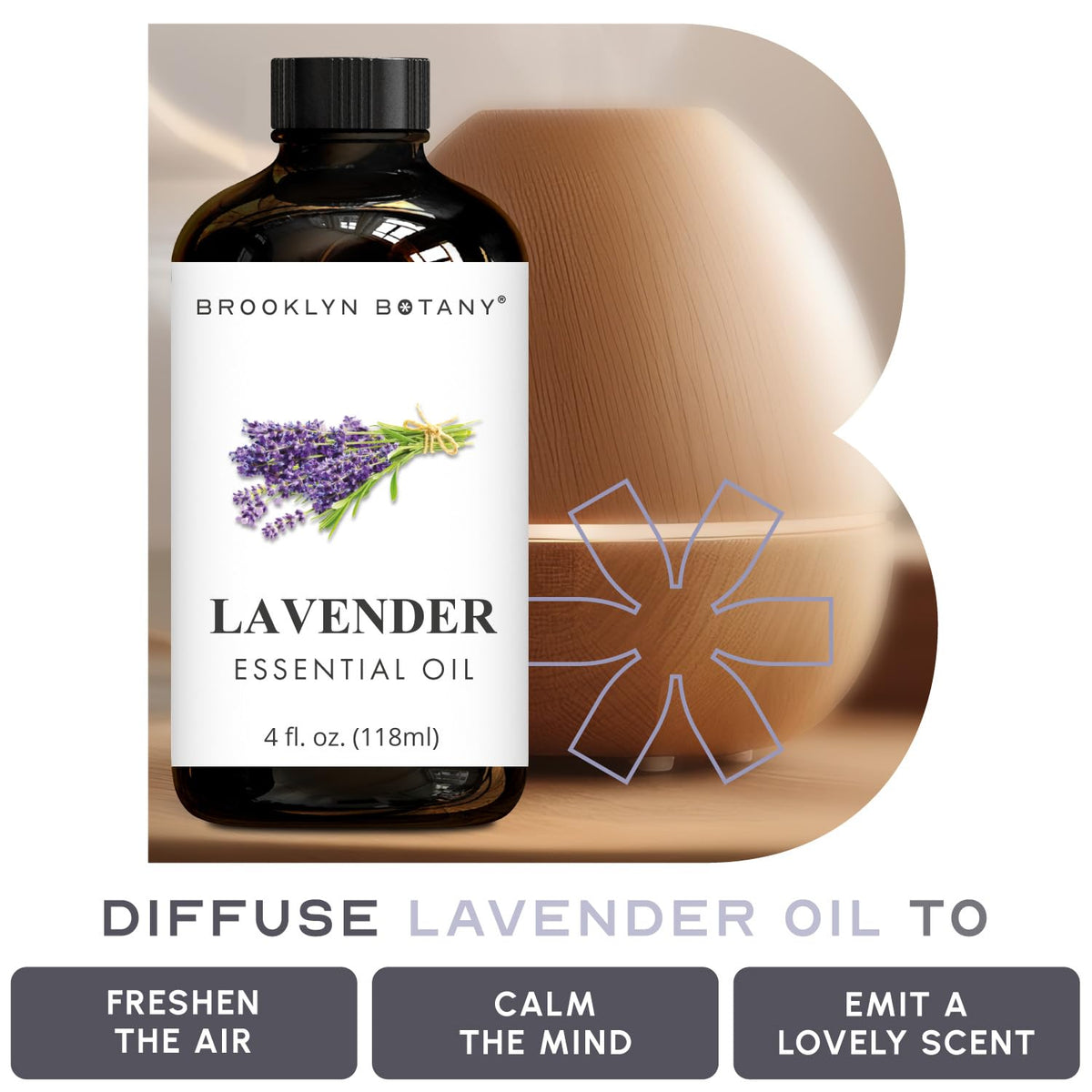 Lavender & Clove Essential Oils 4 Fl Oz Pack of 2 P65708