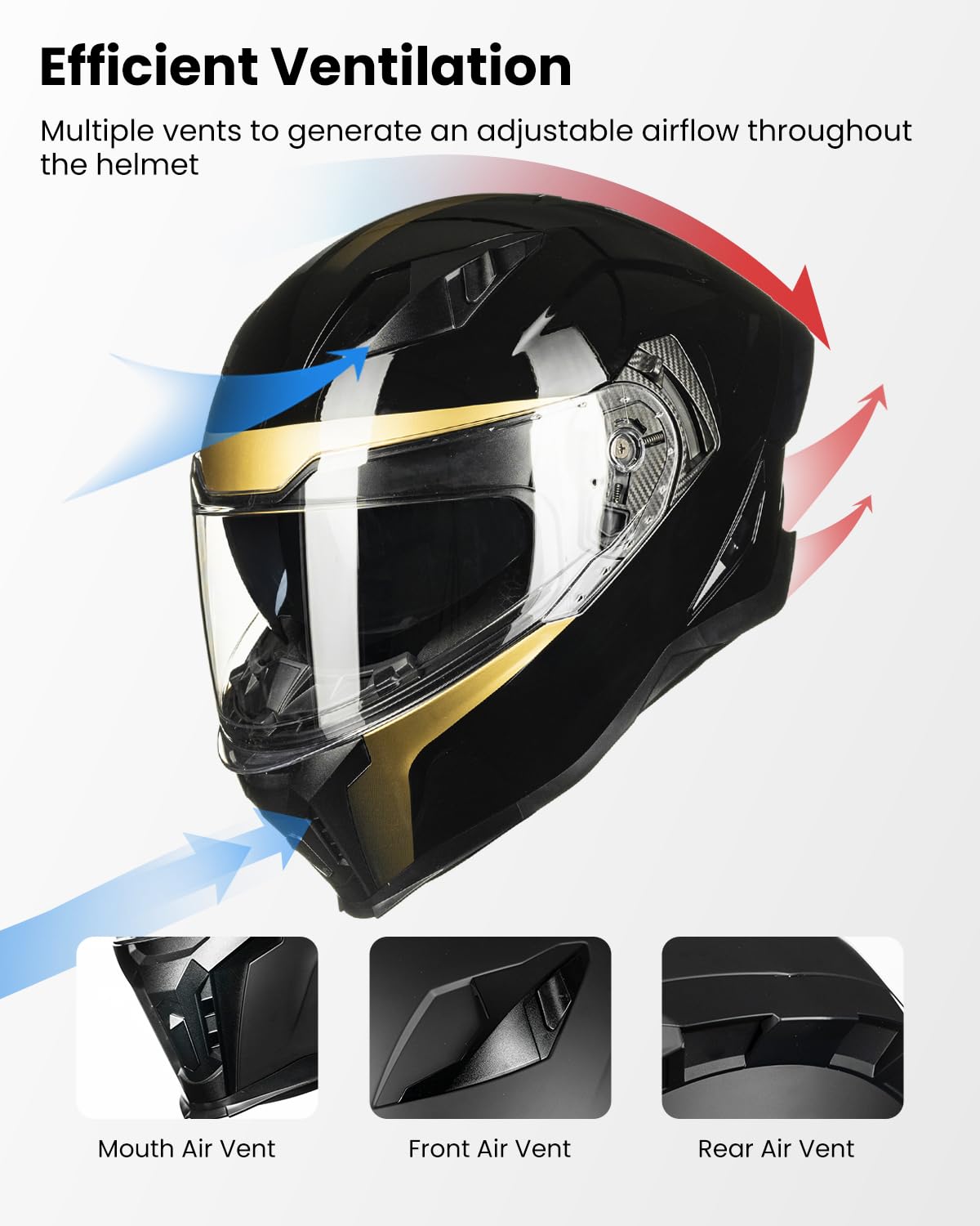 Full Face Motorcycle Helmet Q36729