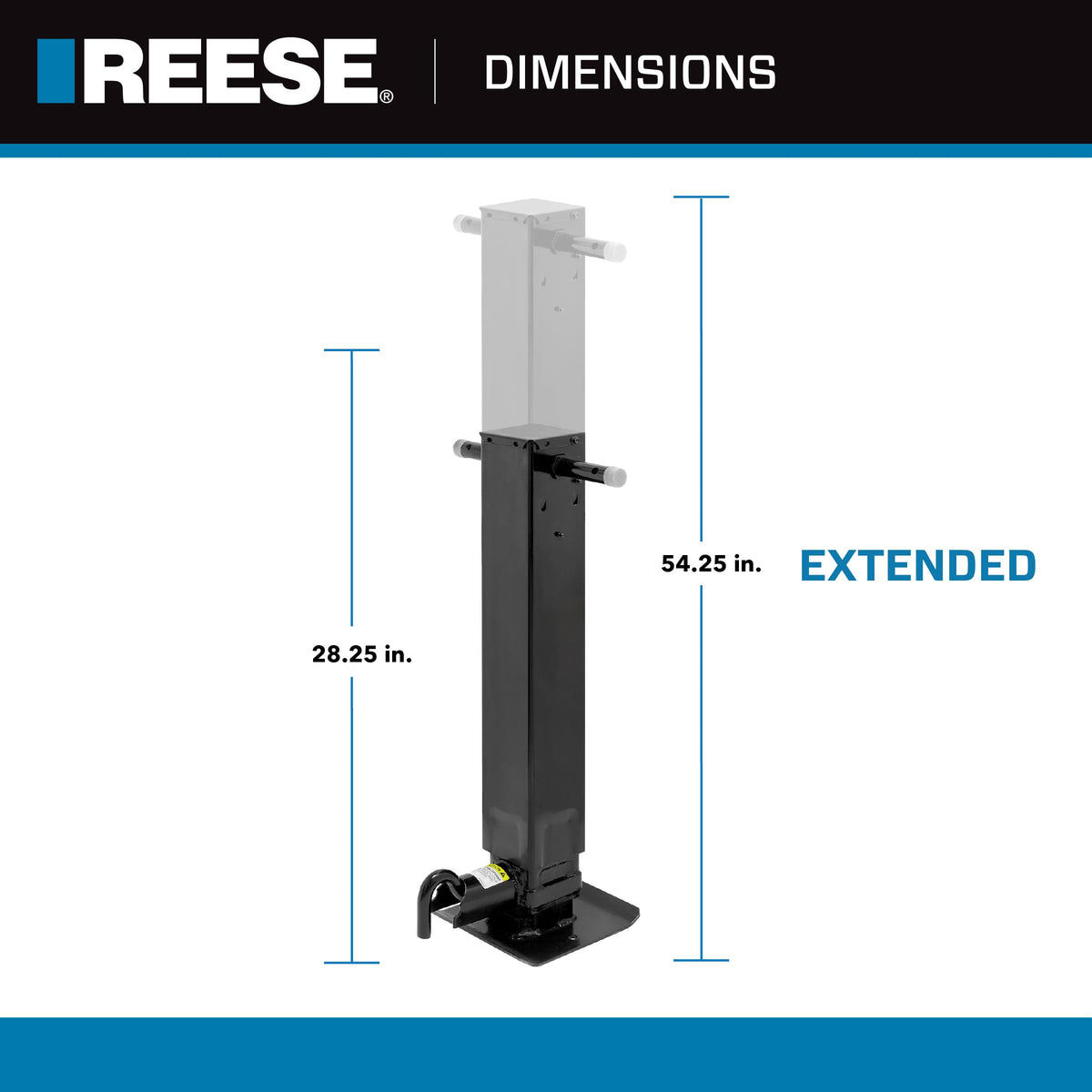 Weld On Trailer Jack 12,000 lbs. Capacity M7569