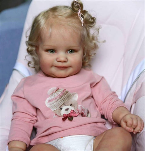 20 Inch Realistic Baby Dolls Girl with Blonde Hair I419