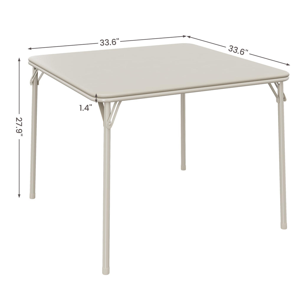Beige Folding Card Table W34254