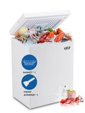 3.5 Cu.Ft Chest Freezer with Removable Basket, White S990524