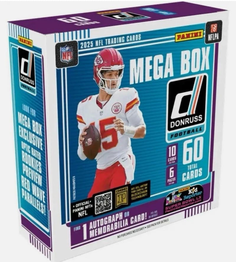 Football Trading Cards Mega Box 60 Cards U938745