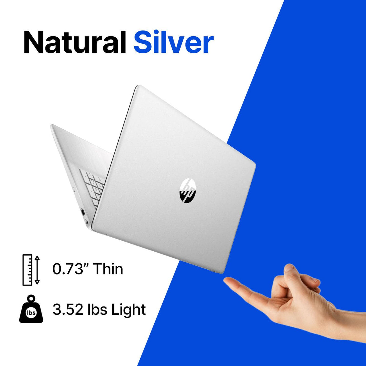 15.6" FHD Laptop Computer 13th Gen Intel i3 8GB RAM 256GB SSD H40834