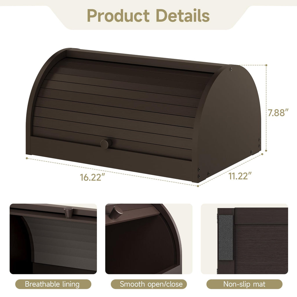 Roll-Top Bread Box J4967