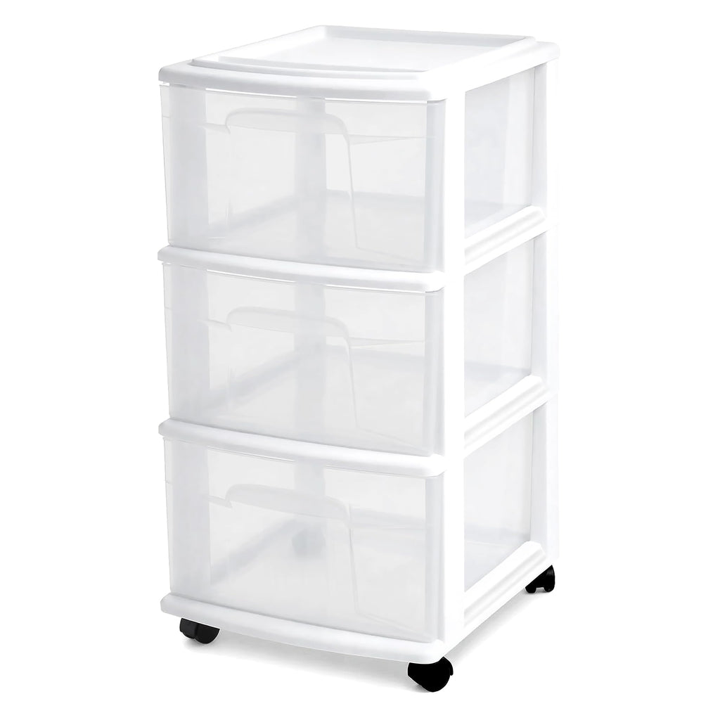3-Tier Storage Cart with Removable Wheels D62396