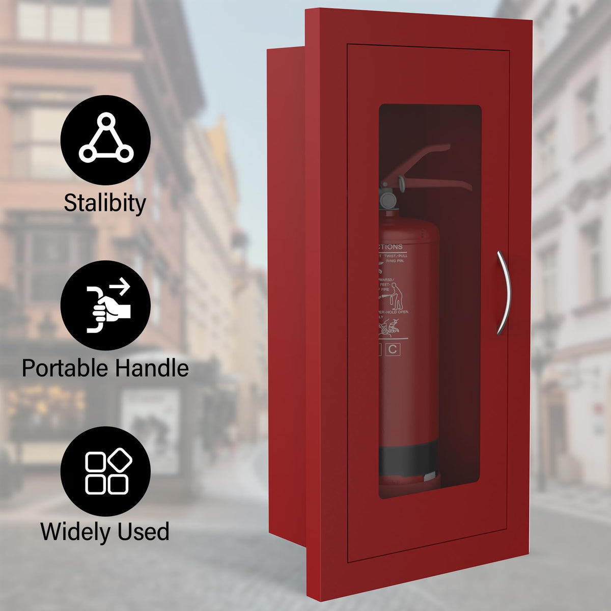 Recessed Wall Extinguisher Cabinet R321