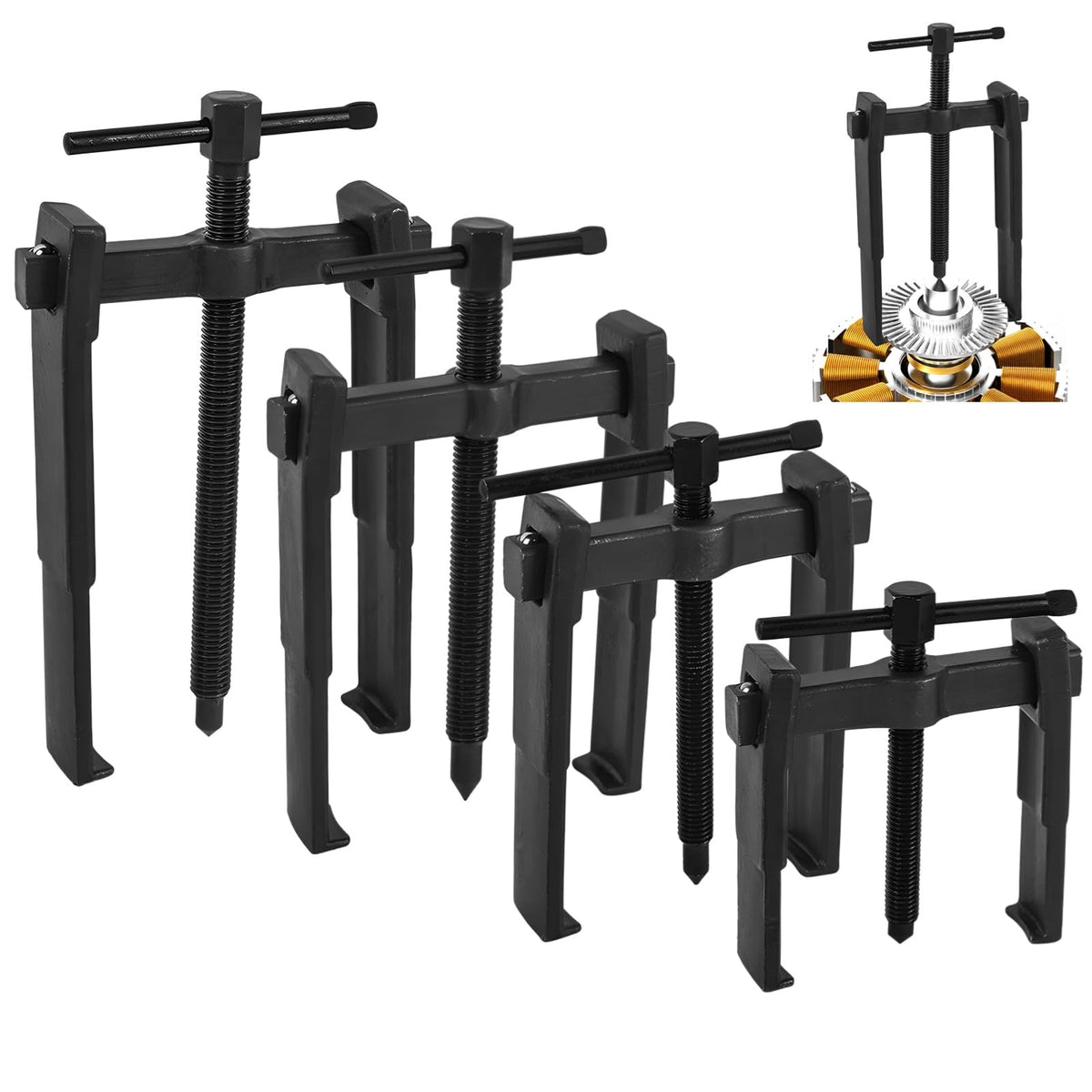 4 PCS 2 Jaw Gear Puller C362