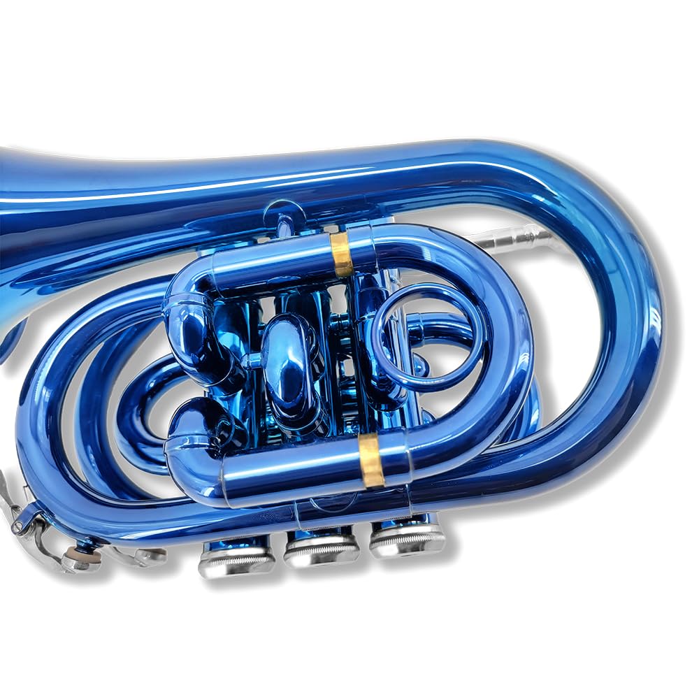 Bb Pocket Trumpet with 7C Mouthpiece and Hard Case X68767