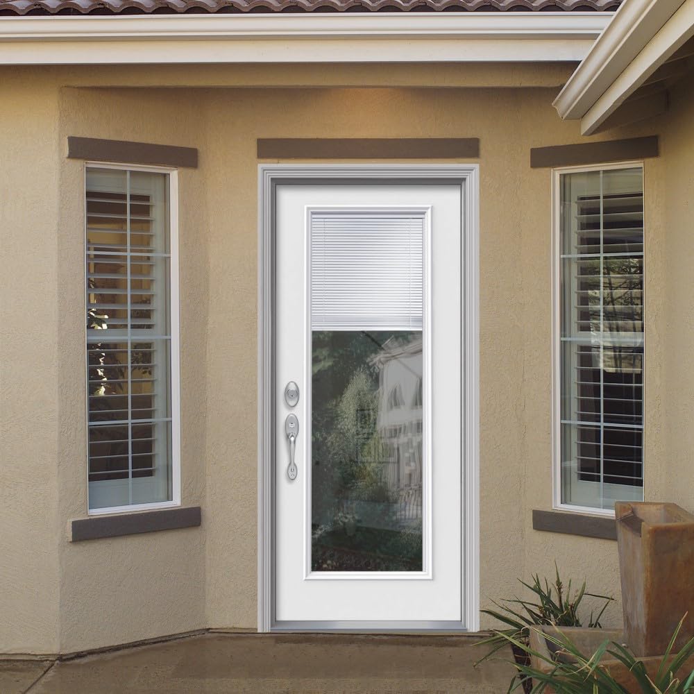 Steel Primed Right-Hand Inswing Full Lite 36" x 80" Front Door M8370