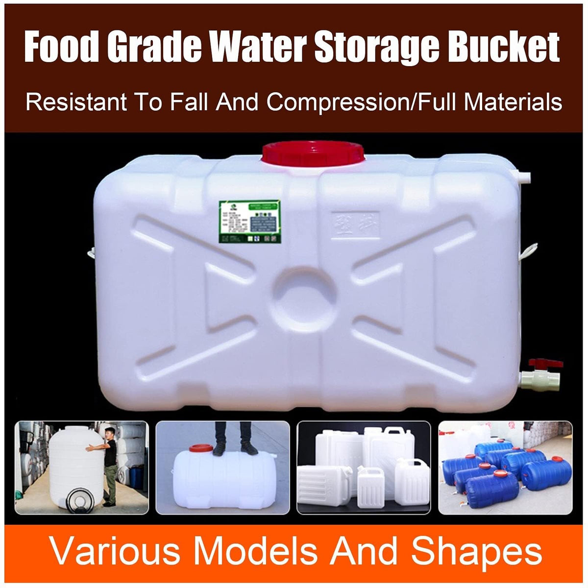 Outdoor Travel Water Tank, 25L Plastic Bucket Z207