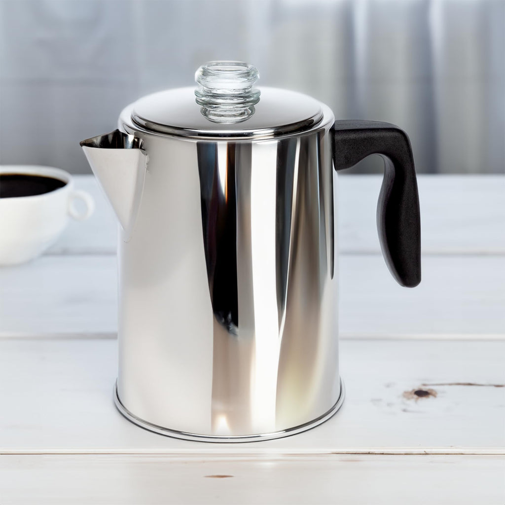 Stainless Steel 8 Cup Stovetop Coffee Percolator S904