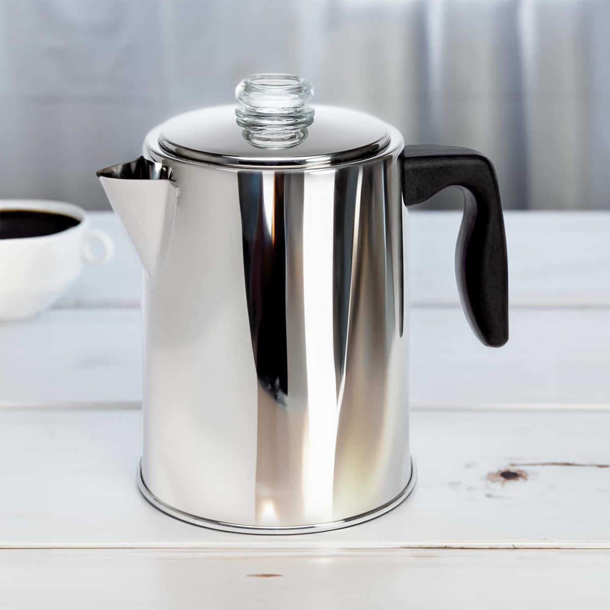 Stainless Steel 8 Cup Stovetop Coffee Percolator S904