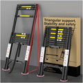 10.5 FT Aluminum Telescoping Ladder 330 Lbs F6473