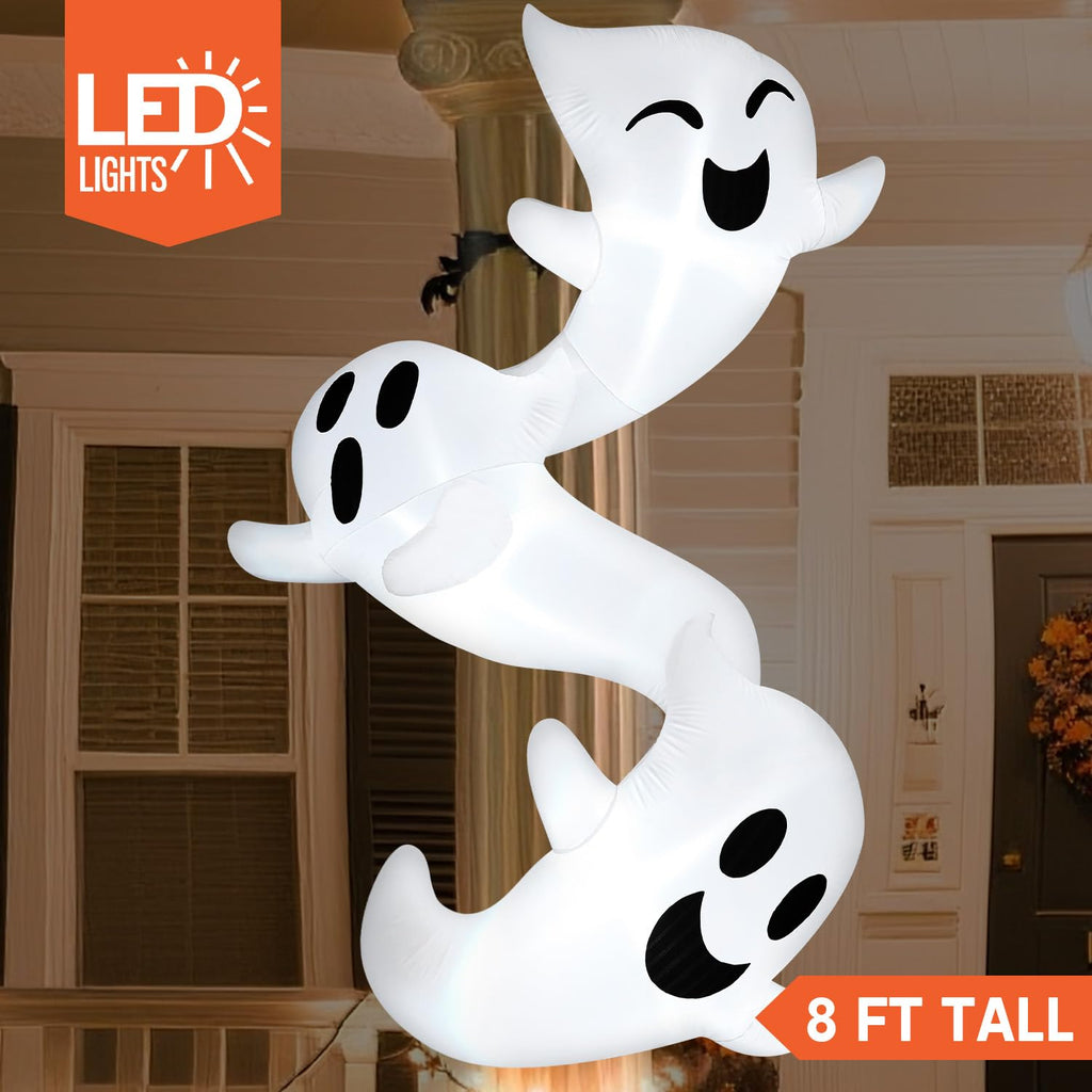 8ft Light Up Inflatable Ghosts U715