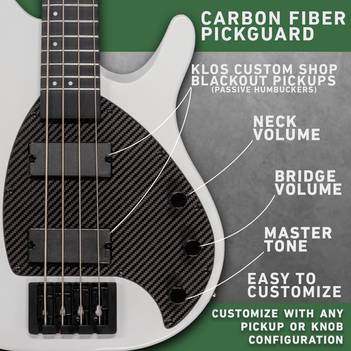 Carbon Fiber Bass Guitar Q200