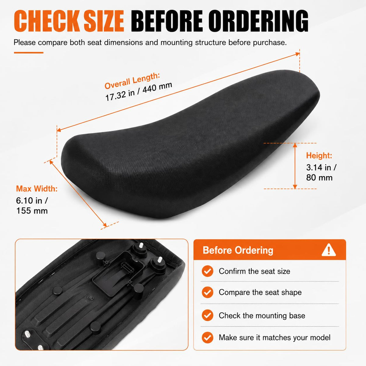 Electric Bike Seat Cushion Z93323