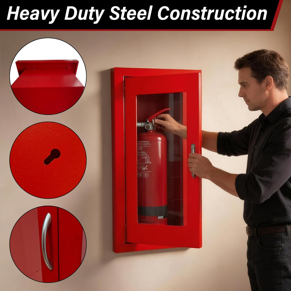 Recessed Wall Extinguisher Cabinet R321
