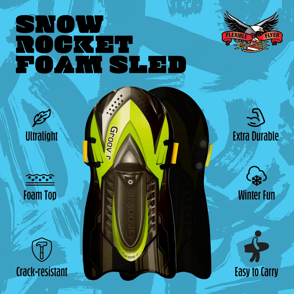 Premium Foam Snow Sled with Handles Y683638